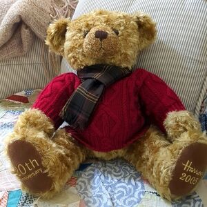 Harrod's 20th Anniversary Jointed Stuffed Teddy Bear